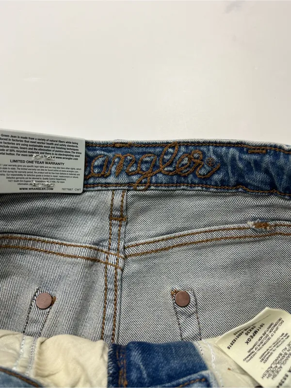 Wrangler Retro Trouser Womens Size 28 x 30 Blue Denim Jean Western 1011MPEGK NEW - Image 2