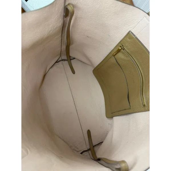 Cuyana Classic Structured Leather Tote Bag Cappuccino Tan OS - Image 12