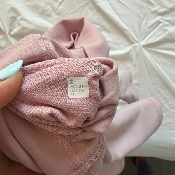 lululemon align high-rise short 4” | pink haze | size 2 - Image 4