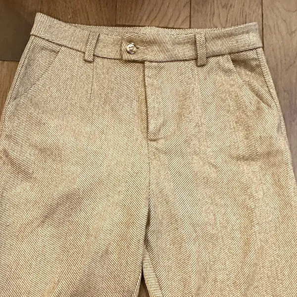 Women’s Tan Trousers Size Large - Image 4