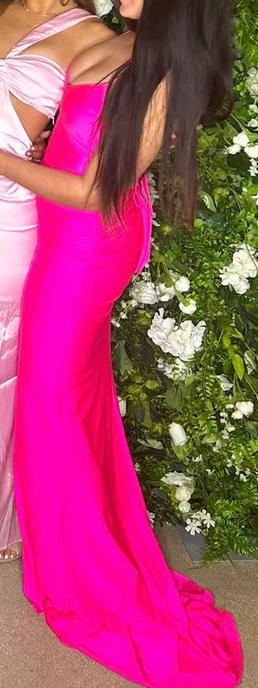 Sherri Hill Bright Pink Dress - Image 4