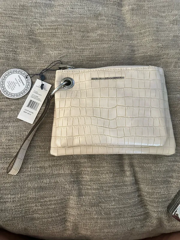 CLX by Christian Lacroix double slim pouch wristlet - Image 2
