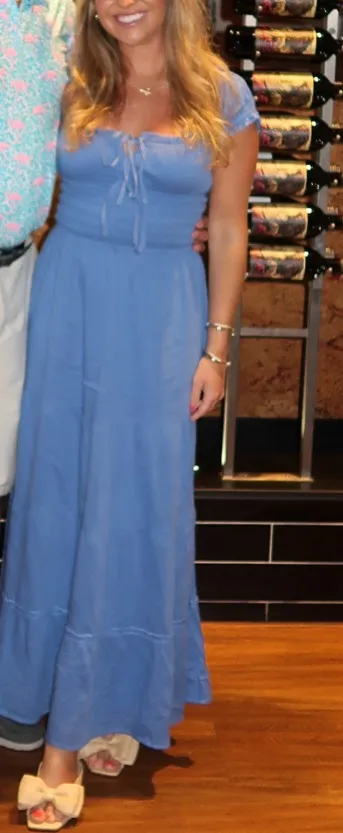 TJ Maxx Blue maxi dress - Image 2
