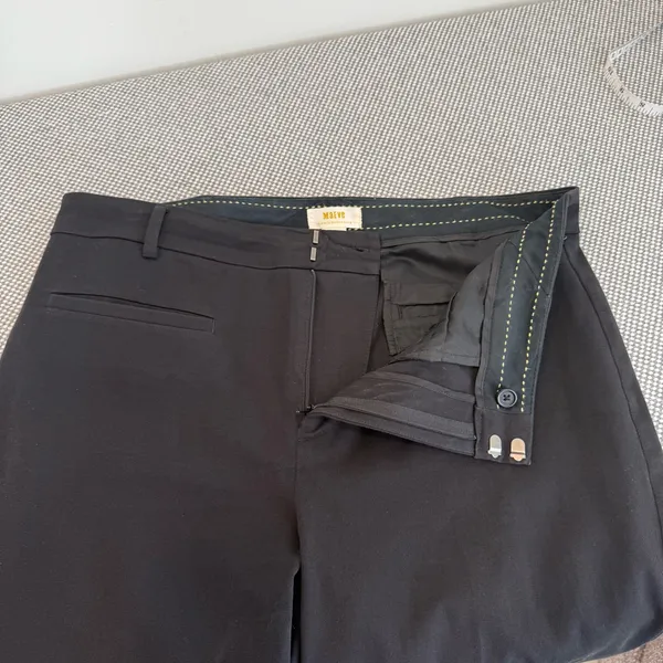 Anthropologie Maeve Black The Essential Slim Kick Flare Pants Size 16 - Image 9
