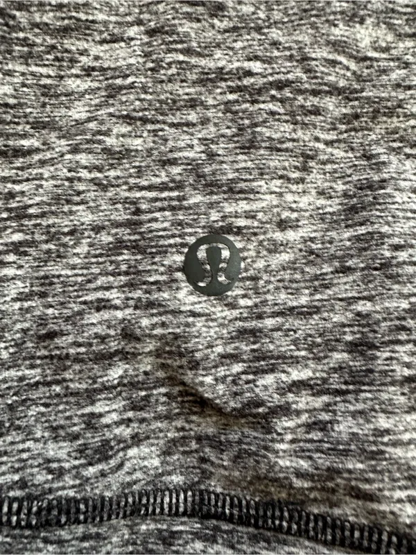 lululemon Ready to Rulu Fleece Pullover Heathered Black Size 6 - Image 8
