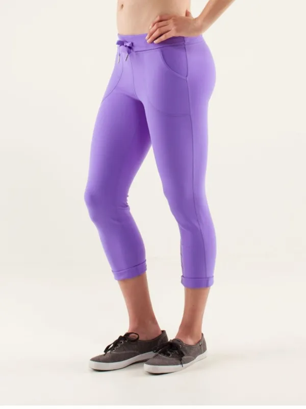 Lululemon Will Crop Power Purple size 2 - Image 2