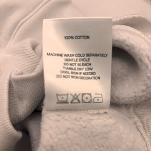 NWT Madhappy Graphics 3 Fleece Crewneck 2024 Crown Cream‎ Pink Blue Medium - Image 9
