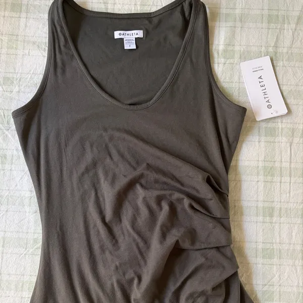 Athleta Della Dress gray Midi Dress - Image 6