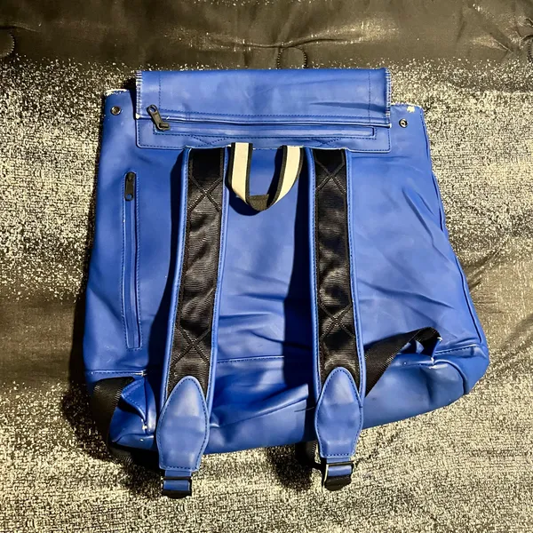 Unisex Hunter for Target Electric Blue Large Rubberized Backpack - Image 2