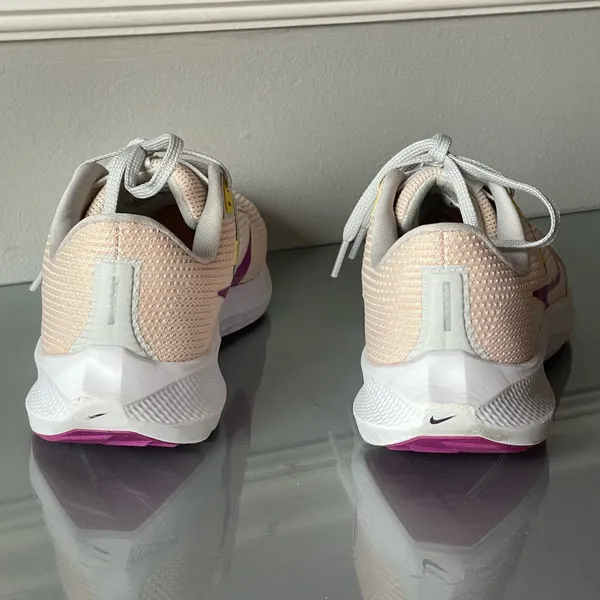 Nike Air Zoom Pegasus 40 Women’s Running Shoes Size 9.5 Beige Pink Athletic Sneakers - Image 5