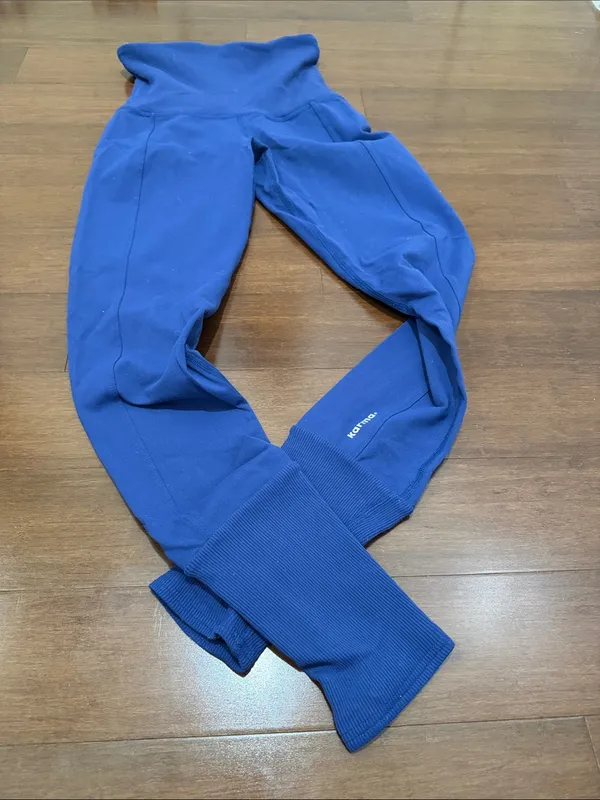 Karma Electric Blue High-Rise Leggings - Image 3