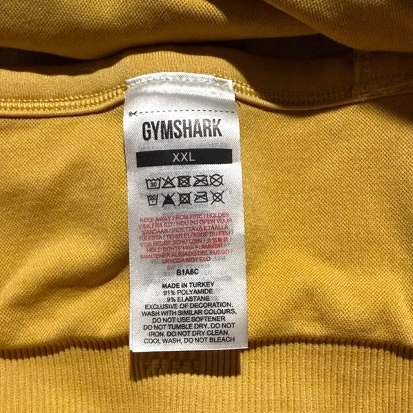 Gymshark Mustard Strappy Sports Bra - Image 4