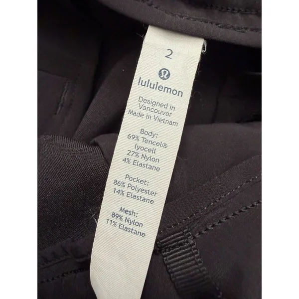 Lululemon On The Move Pants Women's Size 2 Charcoal Gray - Image 5