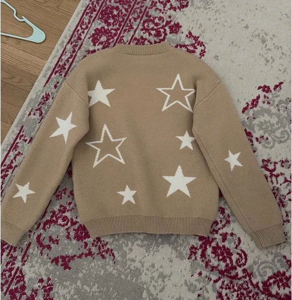 star sweater Brown Size XS - Image 2