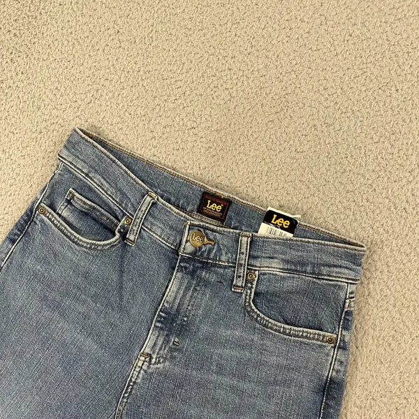 Lee Elevated Retro‎ Flare Jeans Women 8 Medium Wash Mid Rise Denim New - Image 2