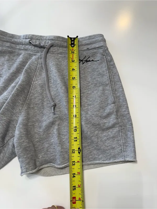 Hollister Gray Cozy Athletic Drawstring Shorts - Image 4