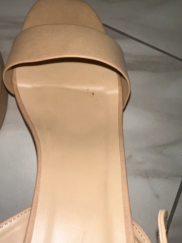 Y-Not Macey Platform Dress Sandals Dark Nude - Image 11