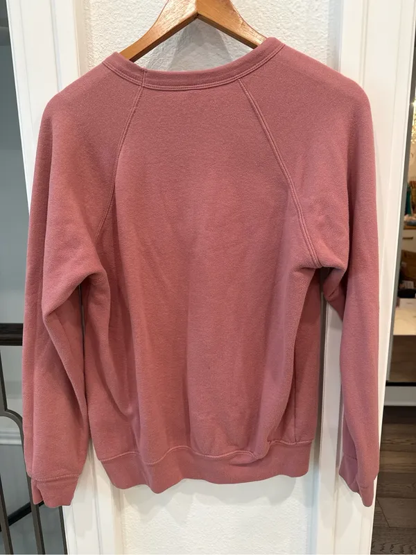 Mama Sweatshirt Medium Dusty Rose Mauve Graphic Crewneck Pullover - Image 4