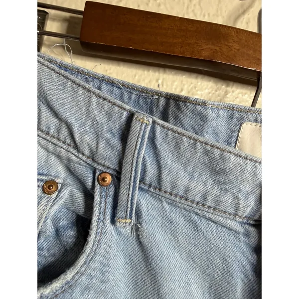 MOTHER The Maven Wide Hem Ankle Jeans in Unripped Wash size 30 - Image 6