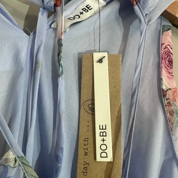 DO+BE‎ Light Blue Floral Dress - Image 3
