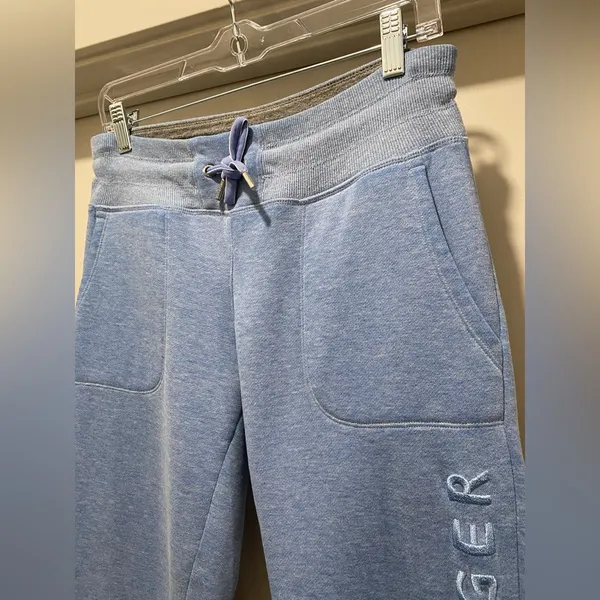 Women's Light Blue Drawstring Sweatpants Joggers - Small - Image 2