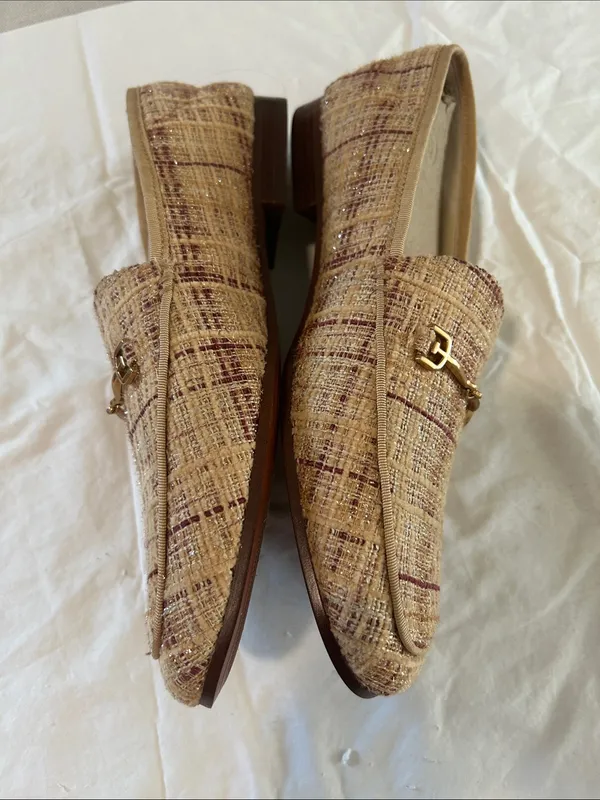 Sam Edelman Women's Loraine Loafer Pale Gold Boucle, 10, NEW with tags, no box - Image 5
