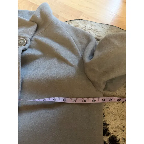 Cinzia Rocca Tan Wool Coat Size 6 - Image 8