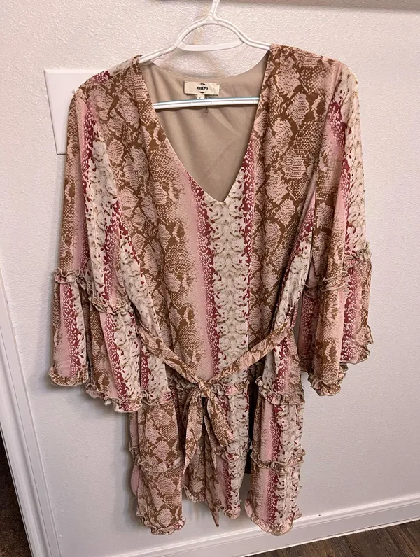 Entro Snakeskin Dress - Image 5