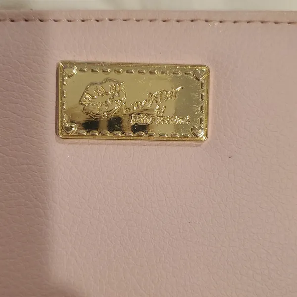NWOT Betsey Johnson Luv Betsey wallet in Blush color 4 X 3.5 - Image 2