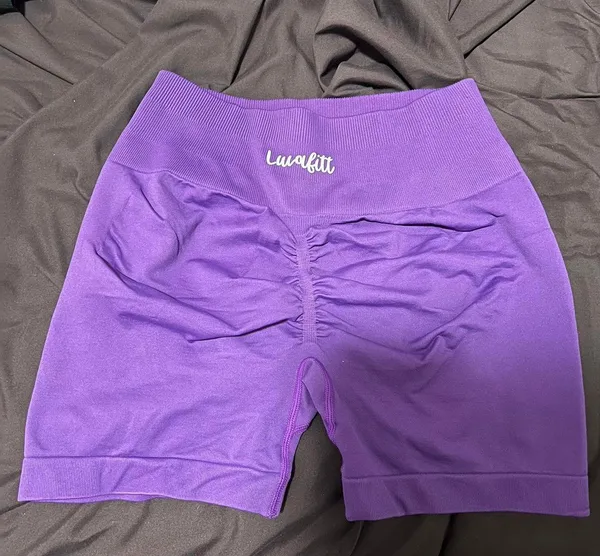 Purple Biker Shorts - Image 2