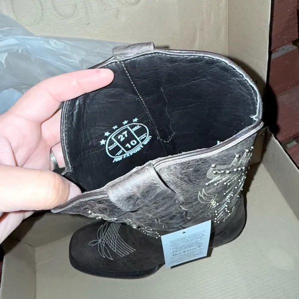 Rock’em western boots Brown Size 10 - Image 7