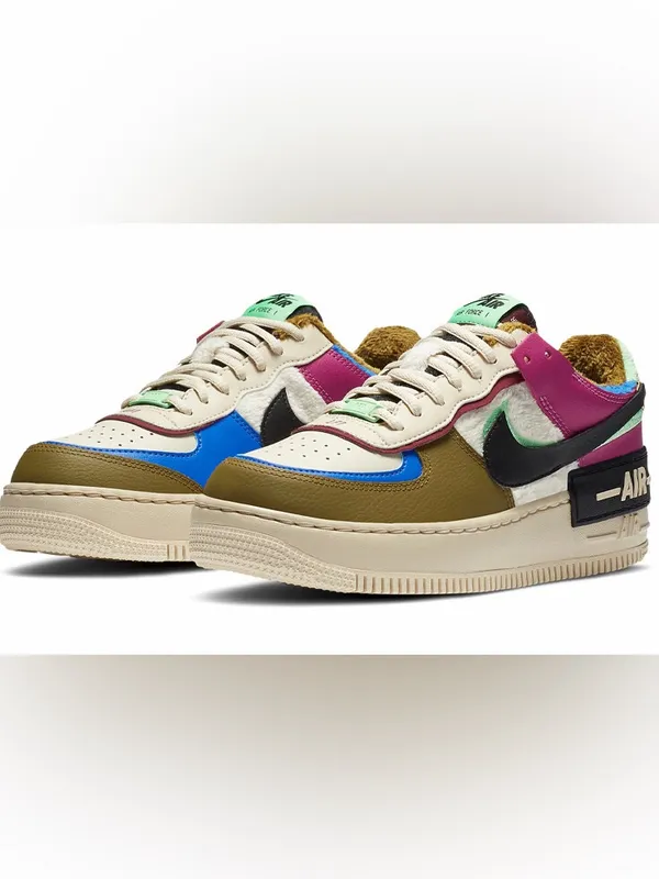 Nike Air Force 1 Shadow SE Cactus Flower Sneakers Size 7.5 - Image 2