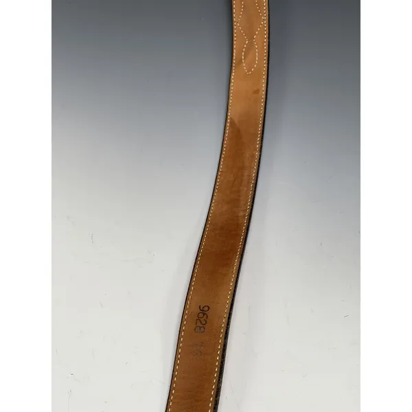 Janie Fricke Collection by circle Y Leather SM‎ Belt Vintage 80's Rodeo Snake - Image 9