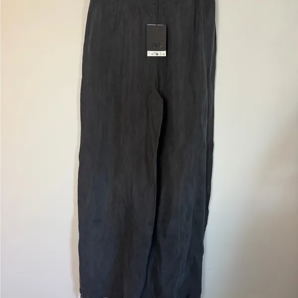Zara black silky lyocell Pajama Pants Sz small NWT - Image 3