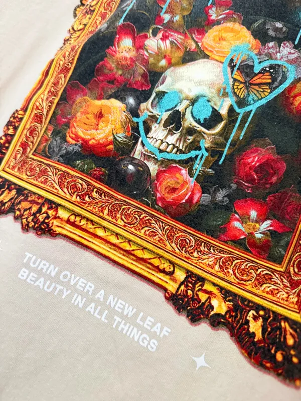FashioNova Sand Graphic NY & Art Tee - Image 3