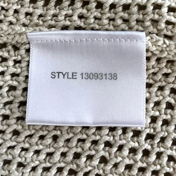 Tory Burch Tan Crochet Open Cardigan Sweater Size XS - Image 4