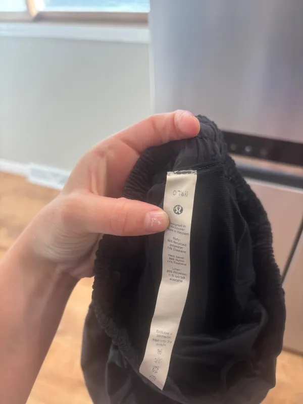 Black Lululemon Hotty Hot Shorts 4" - Image 4