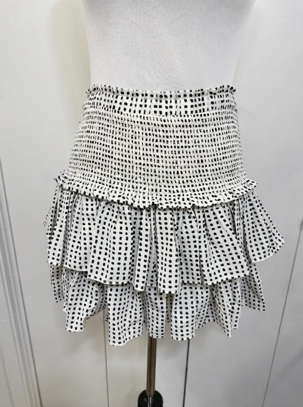 RESET Charlie Mini Skirt Polka Dot Casual Womens Medium - Image 5