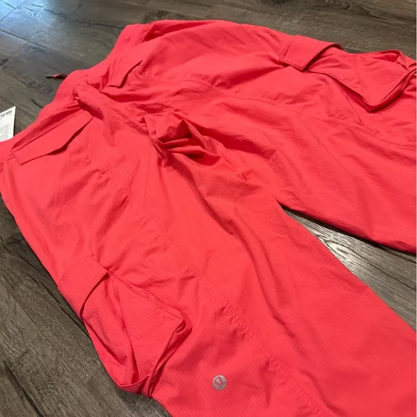 Lululemon Dance Studio Pants Relaxed Fit Mid Rise Cargo Jogger Glaze Pink Size M - Image 5