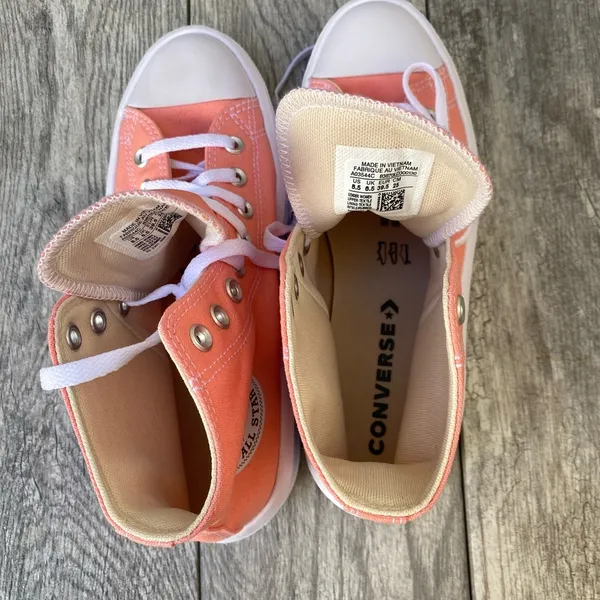 Converse Chuck Taylor All Star Platform Sneakers Women's Size 8.5 Flamingo - Image 4