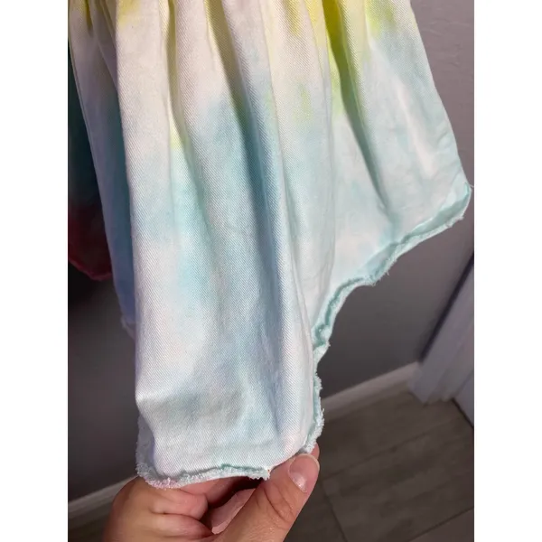 LoveShackFancy Chai Mini Dress Tie-dye boho fairy whimsy Sz 2 - Image 8
