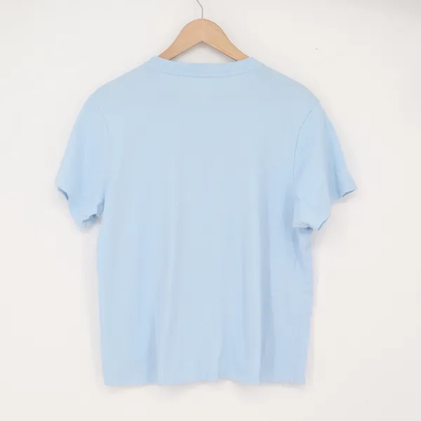 American Eagle T-Shirt Womens L Graphic Tee Blue Flamingo Tides Lounge Excellent - Image 3