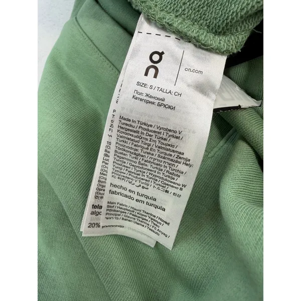 On Women's Club Pants Sweat Pants Joggers Fern Green Size XL NWOT $99 MSRP - Image 8