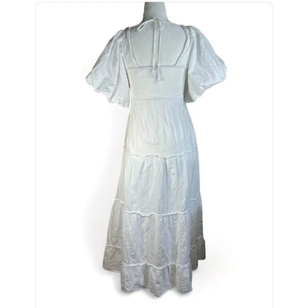 Show Me Your Mumu Odette Midi Dress in White Small Womens Long Cotton - Image 7