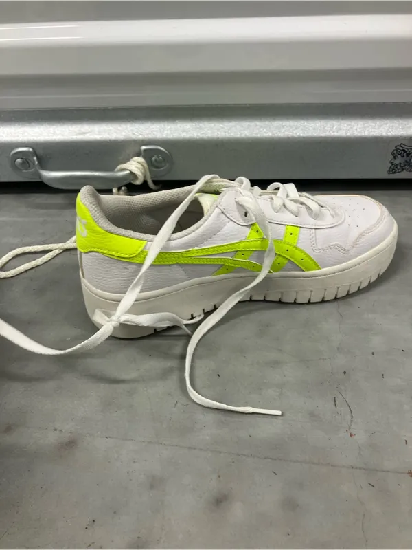 ASICS Japan S PF White / Illuminate Green Platform Sneakers Size 8.5 - Image 3