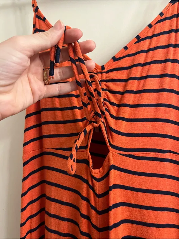 Anthropologie Lissa Striped Wide Leg Jumpsuit Size Small - Image 5