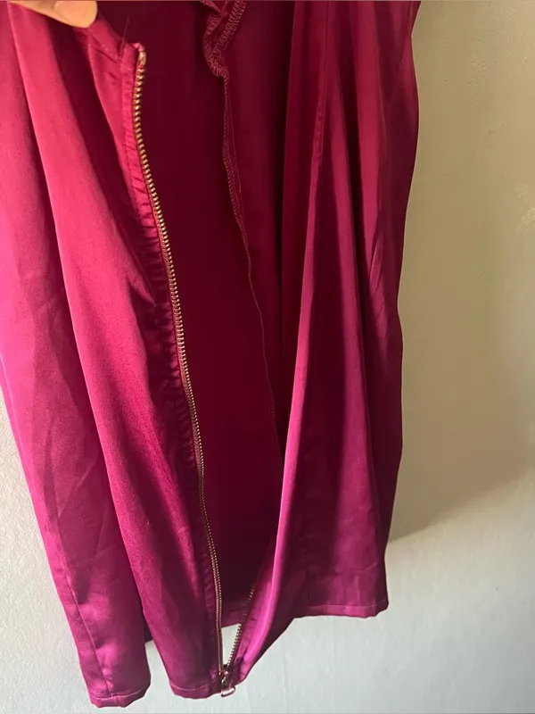 For Love & Lemons Isabella Bustier Hot Pink Fuchsia Mini Dress Size Small - Image 8