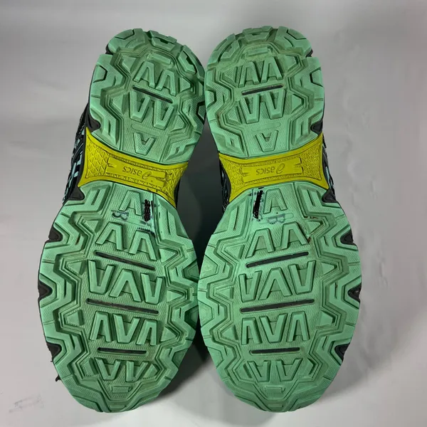 Asics Gel-Venture 6 Running Shoes Womens 9.5 Black Mint T7G8N‎ Trail Athletic - Image 9