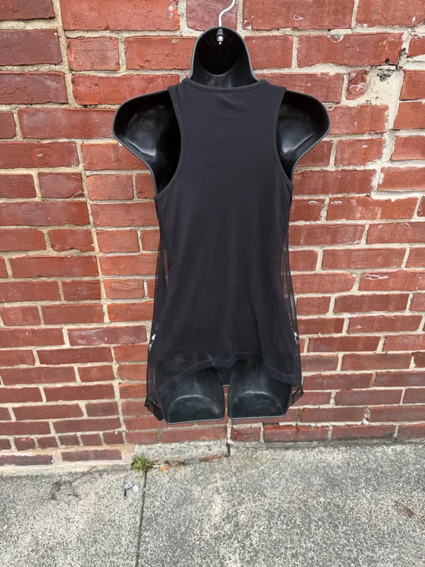 Frederick’s of Hollywood Black Sequin Racerback Tank Top - Image 3