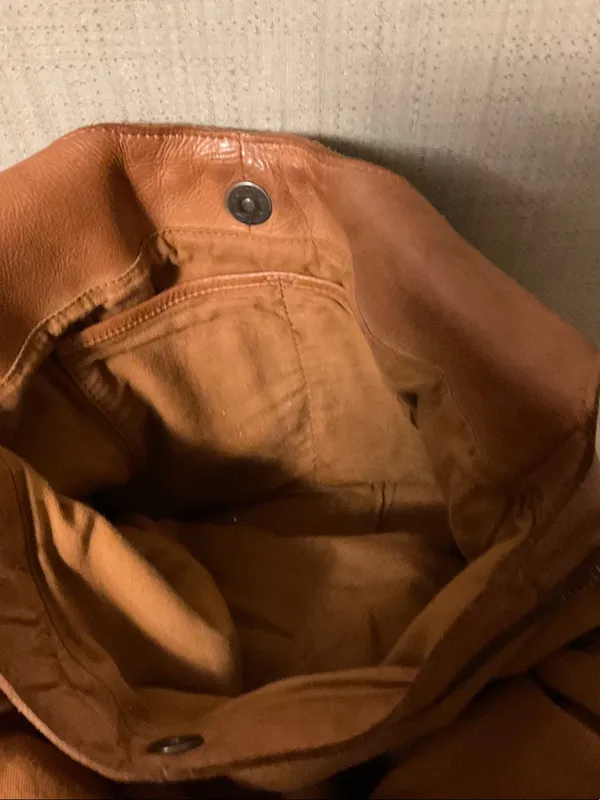 Woven Center Detail Hobo Bag in Brown - Image 7